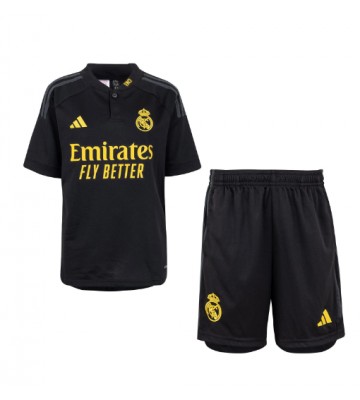 Real Madrid Koszulka Trzecich Dziecięca 2023-24 Krótki Rękaw (+ Krótkie spodenki)